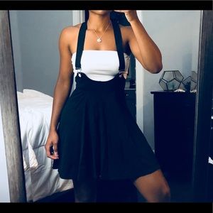 H&M Divided black overall dress